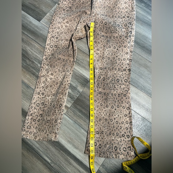 Frame Le Crop mini Boot animal Print Pants- 29 - Picture 5 of 11